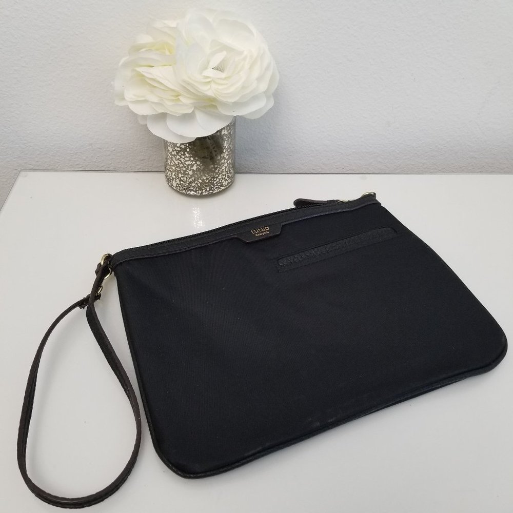 tutilo New York black vegan leather tablet case